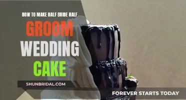 Creating a Unique Wedding Cake: Half-Bride, Half-Groom Style