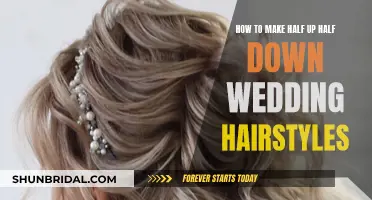 Create a Beautiful Half-Up, Half-Down Wedding Hairstyle