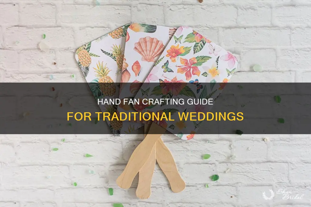 how to make hand fan for traditional wedding