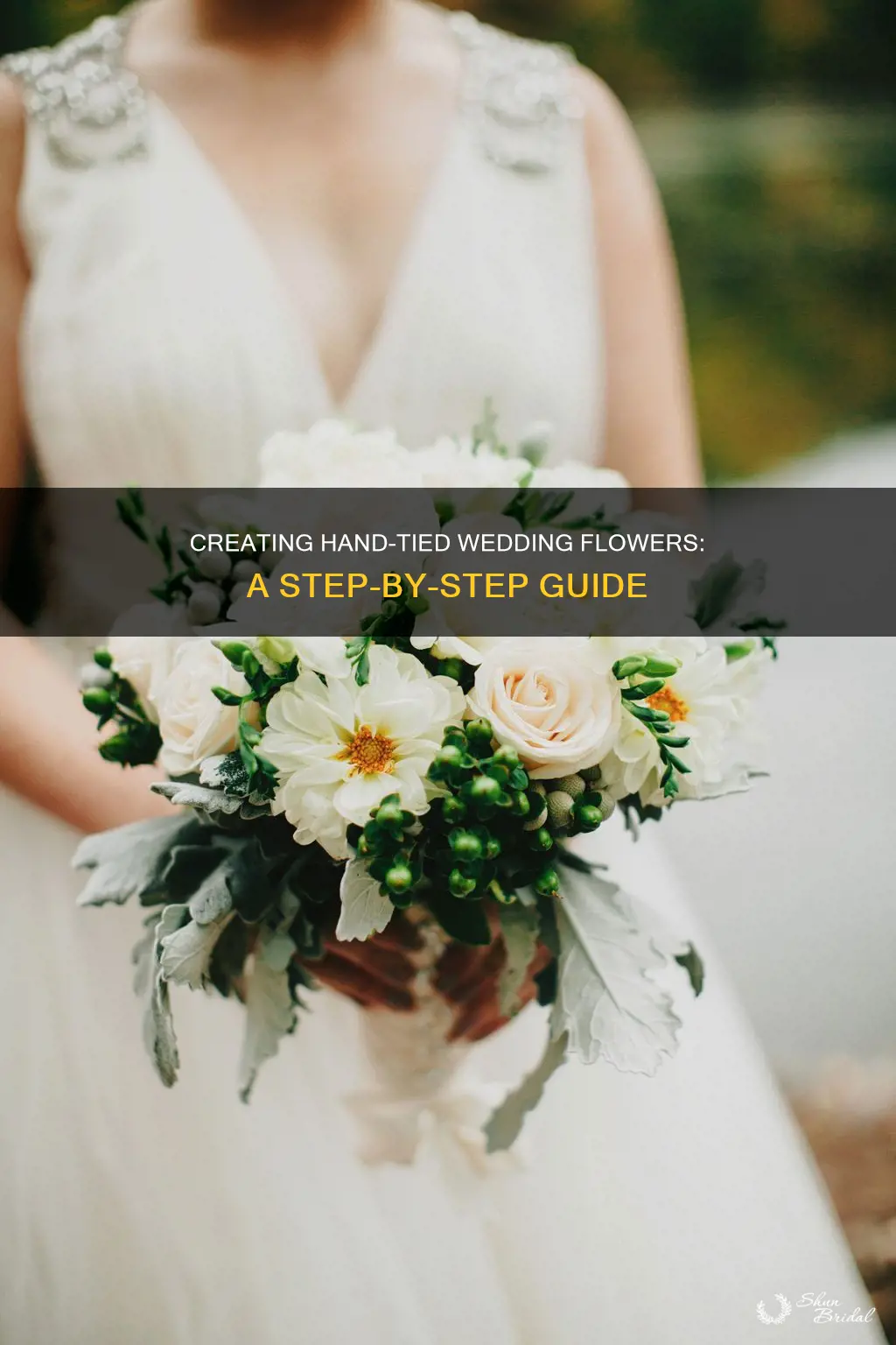 how to make hand tied wedding flowers