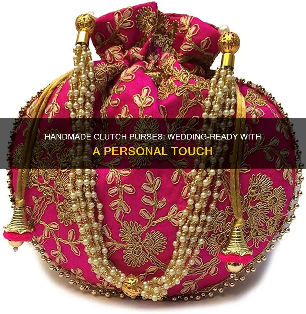 how to make handmade clutch purse for wedding