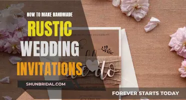 Creating Rustic Wedding Invites: A Handmade Guide