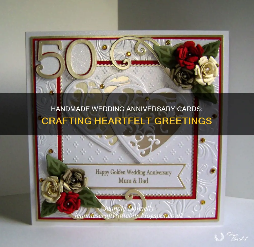 how to make handmade wedding anniversary cards