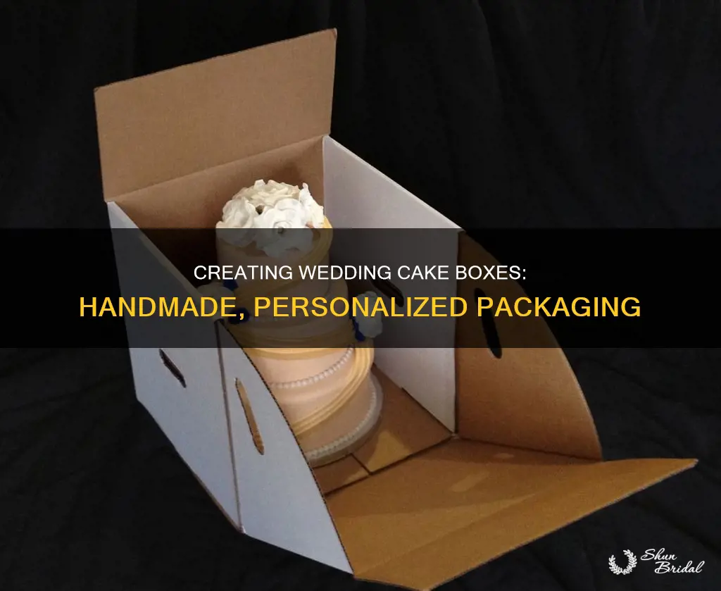 how to make handmade wedding cake boxes