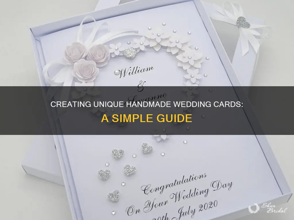 how to make handmade wedding card