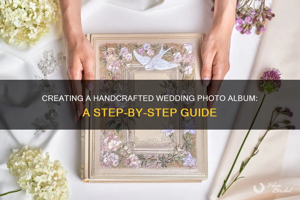 how to make handmade wedding photo album