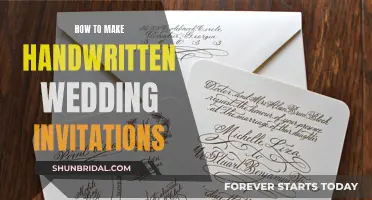 Creating Personalized Wedding Invites with Handwritten Touches