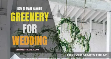 Create Hanging Wedding Greenery: A Step-by-Step Guide