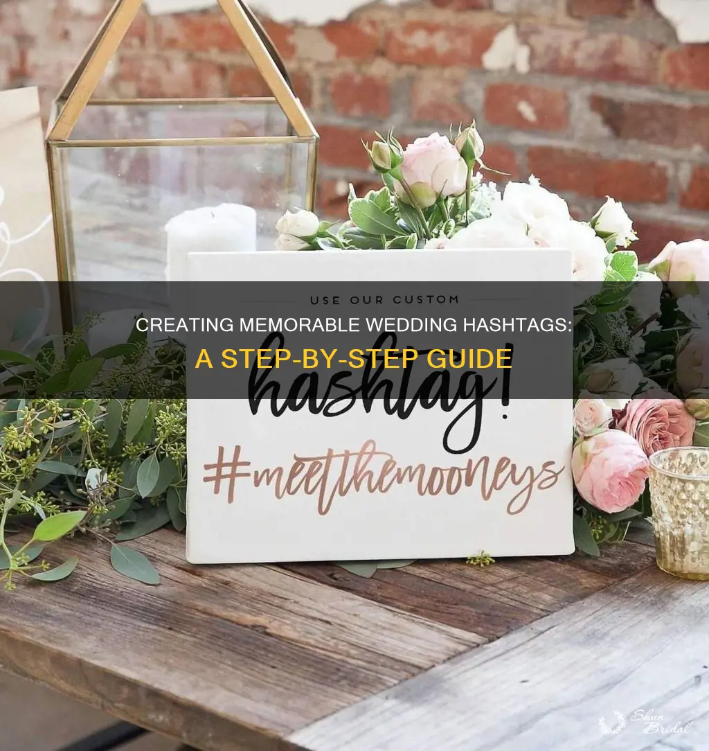 how to make hashtag for wedding