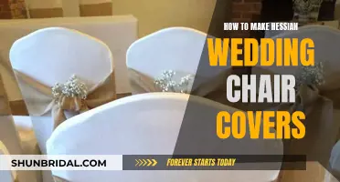 Creating Rustic Charm: Hessian Chair Covers for Your Wedding