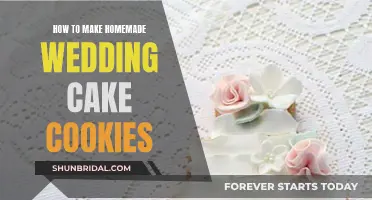 Crafting Wedding Cake Cookies: A Homemade Delight