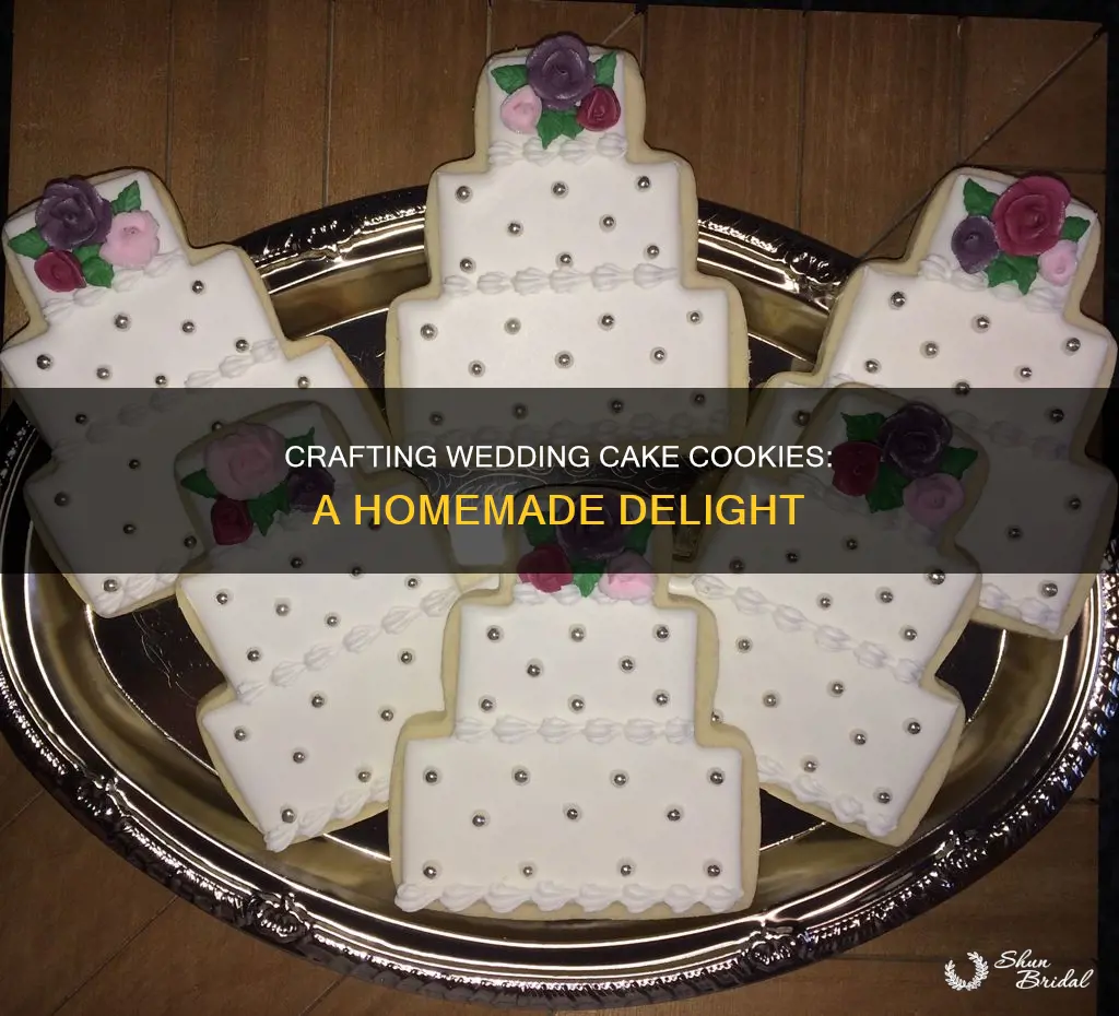 how to make homemade wedding cake cookies