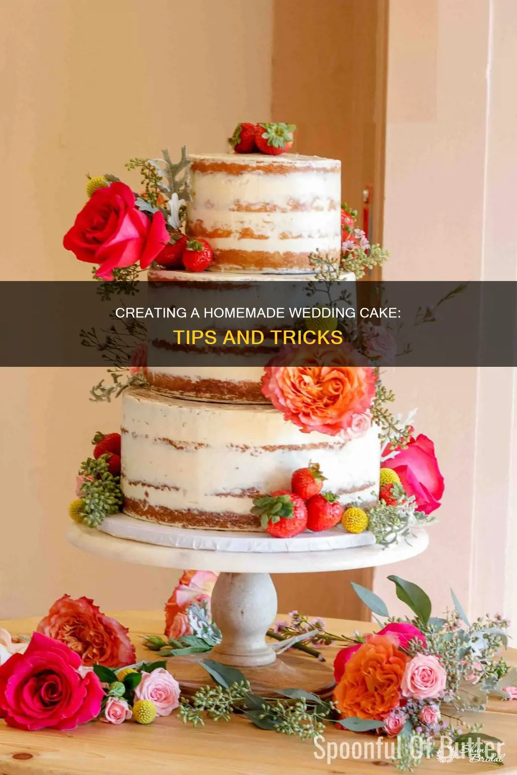 how to make homemade wedding cake