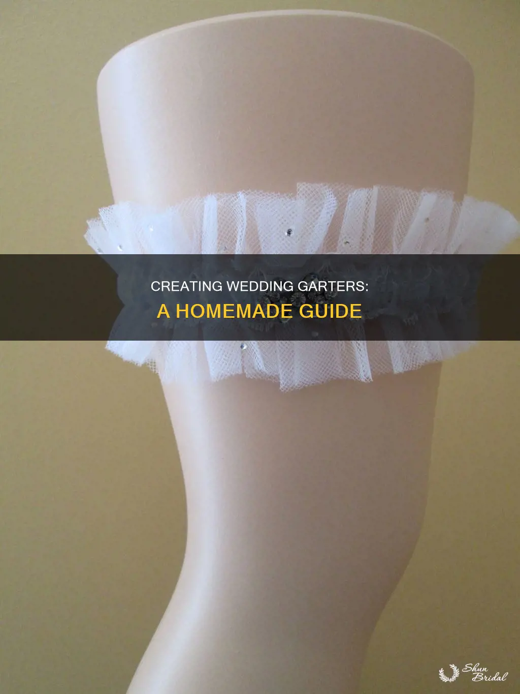 how to make homemade wedding garters