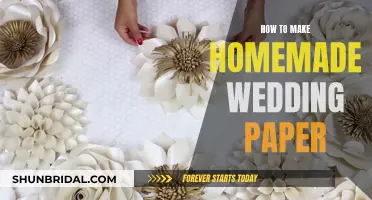 Creating Homemade Wedding Paper for Your Big Day