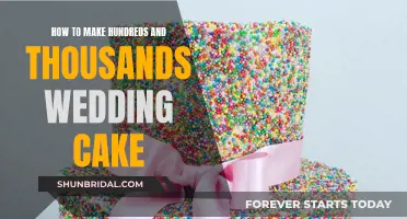 Creating a Multi-Tiered Wedding Cake with Hundreds and Thousands