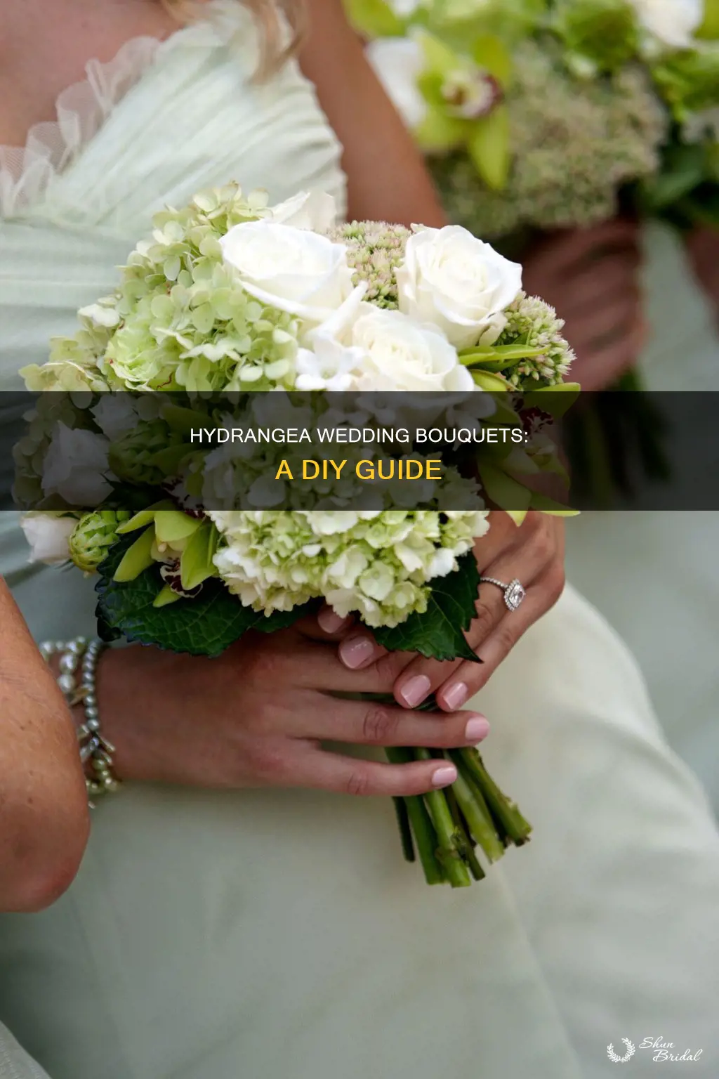 how to make hydrangea bouquets for weddings