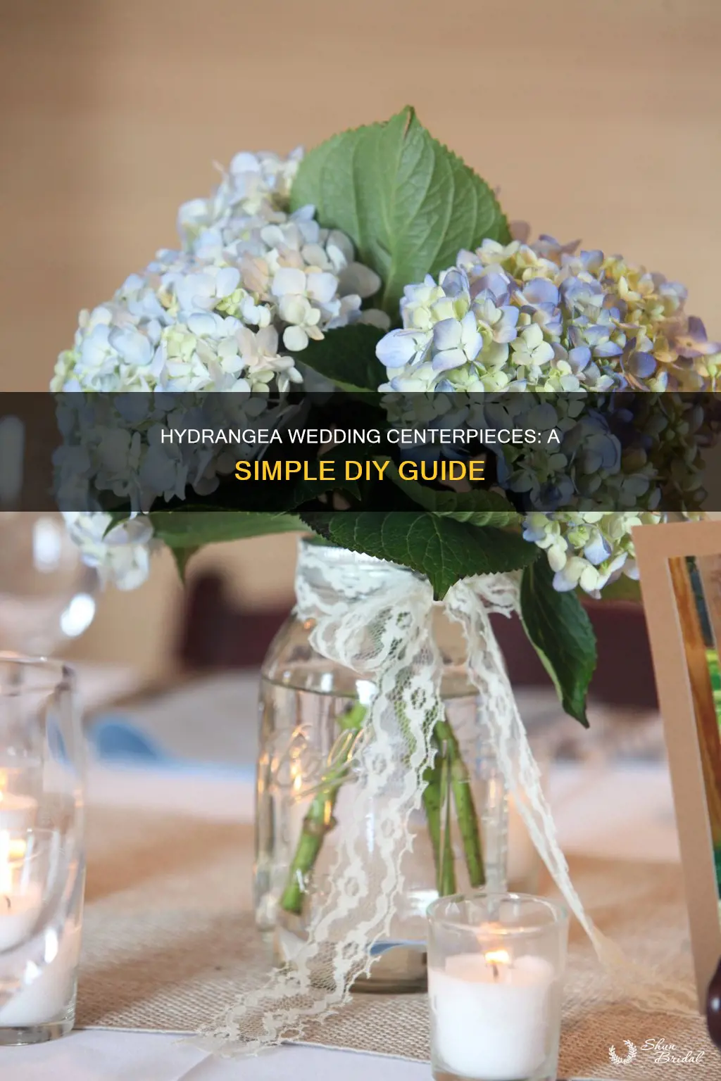 how to make hydrangea centerpieces for weddings