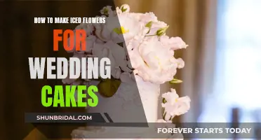 Creating Iced Flowers for Your Wedding Cake