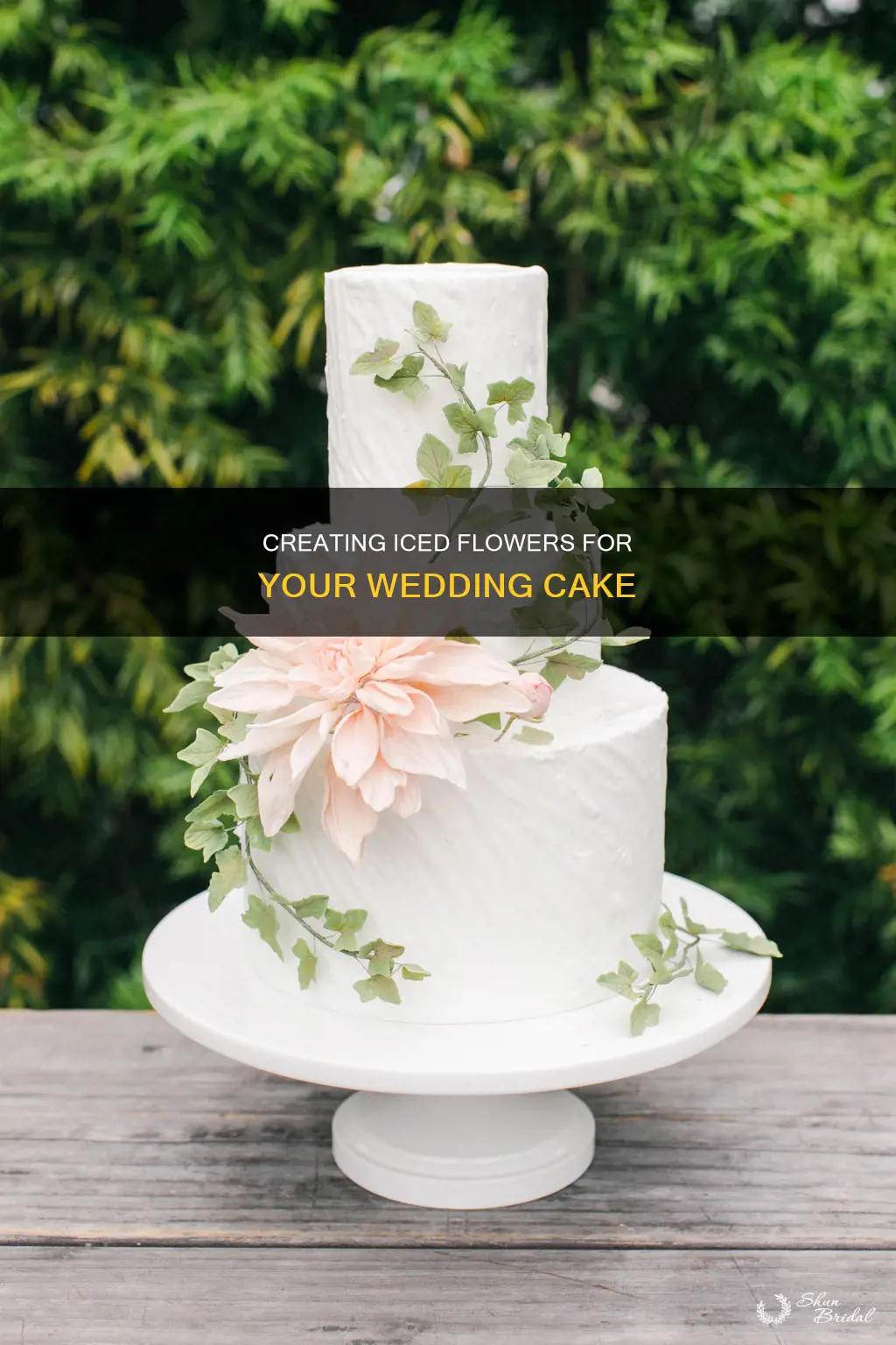 how to make iced flowers for wedding cakes