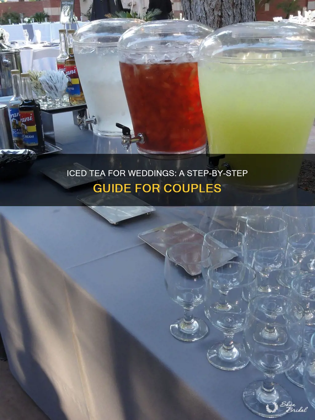 how to make iced tea for a wedding