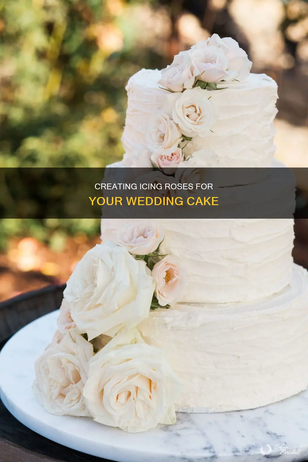 how to make icing roses for a wedding cake