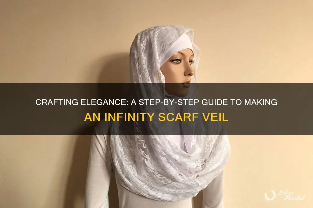 how to make in infinity scarf veil