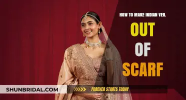 DIY Indian Veil: Transforming a Scarf into Traditional Elegance