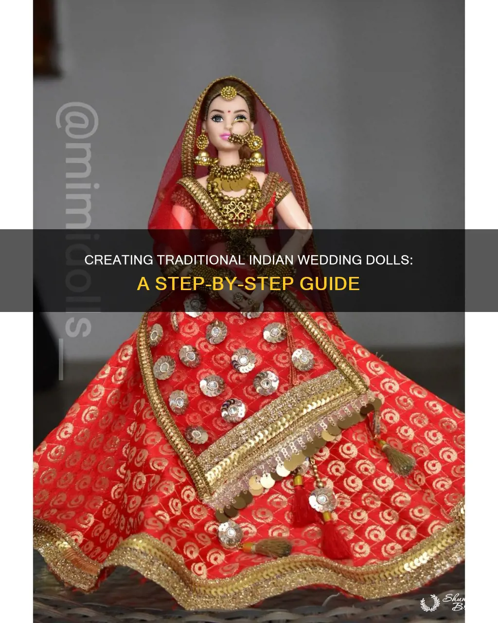 how to make indian wedding dolls