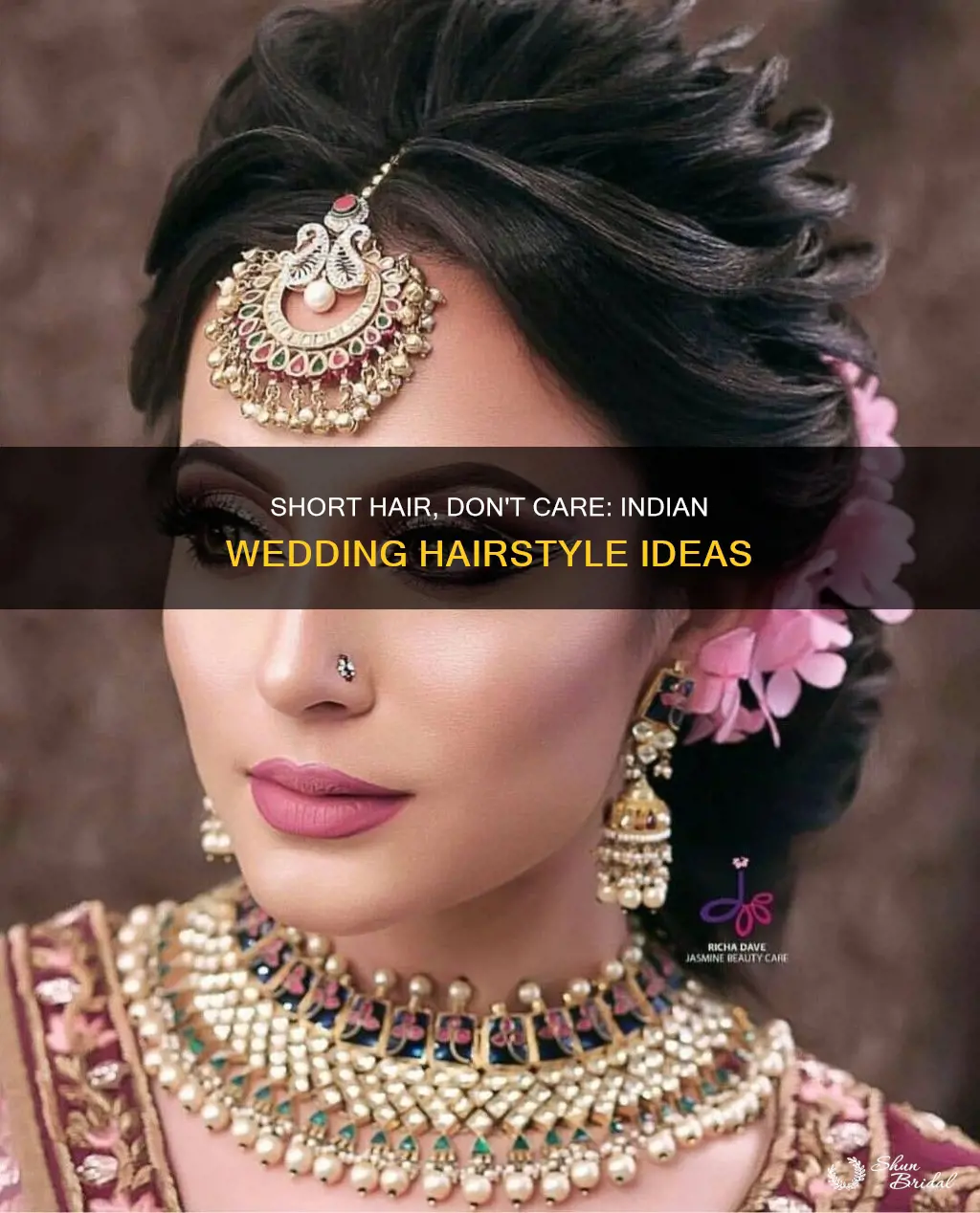 how to make indian wedding hairstyles for short hair