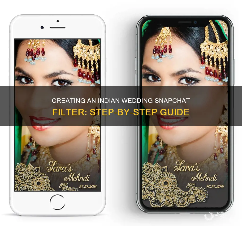 how to make indian wedding snapchat filter