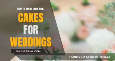 Creating Unique Wedding Cakes: Individual Servings, Memorable Impact