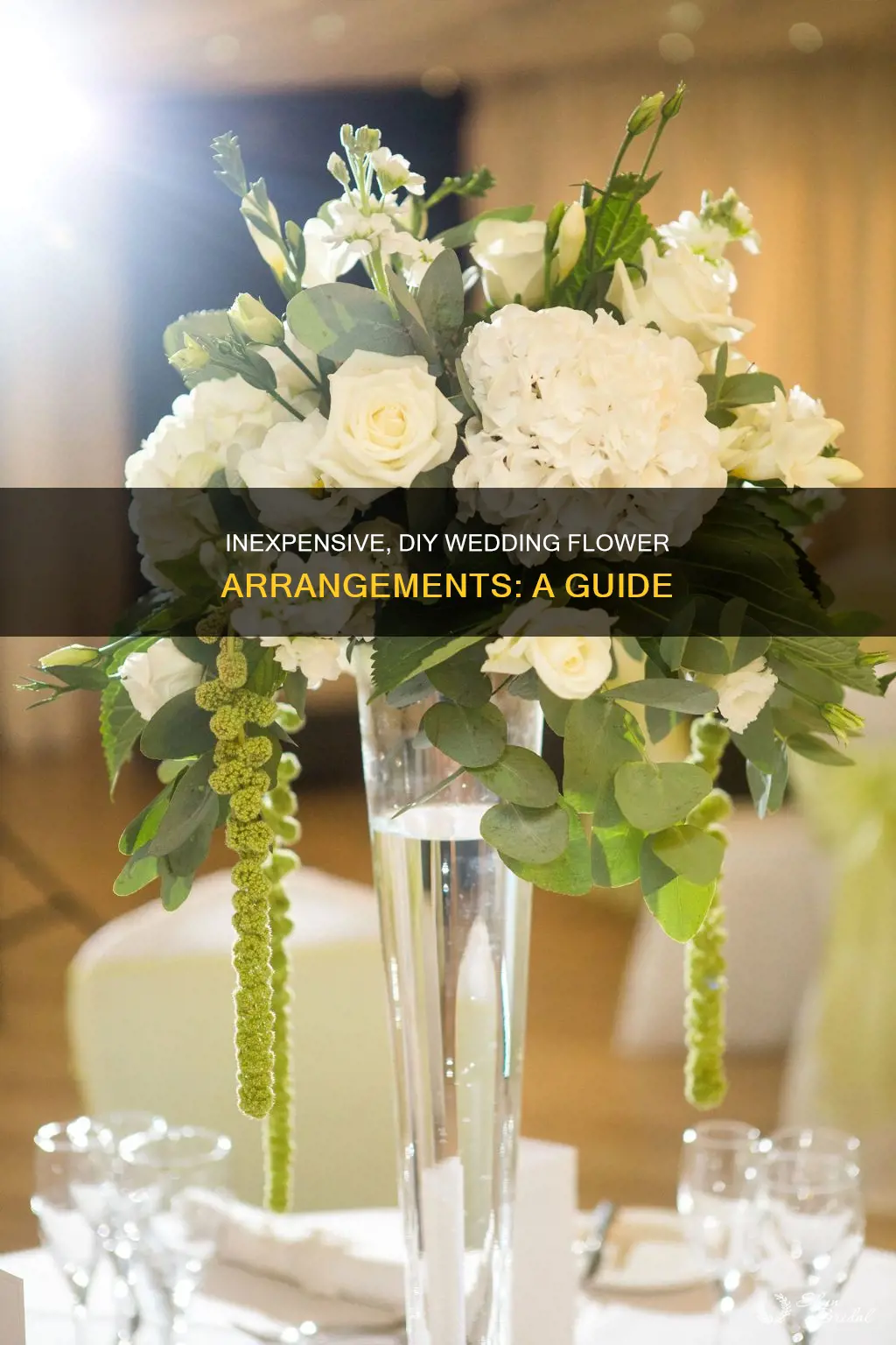 how to make inexpensive flower arrangements for a wedding