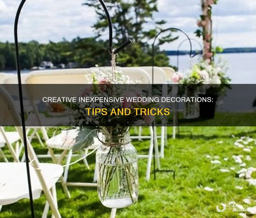 how to make inexpensive wedding decorations