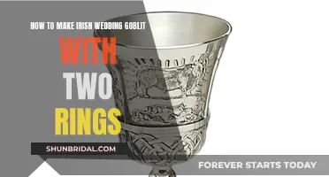 Creating Irish Wedding Goblets with Two Rings