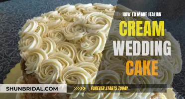 Creating the Perfect Italian Cream Wedding Cake