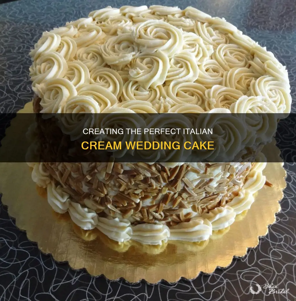 how to make italian cream wedding cake