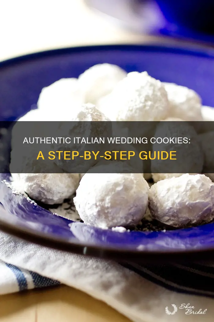 how to make italian wedding cookies