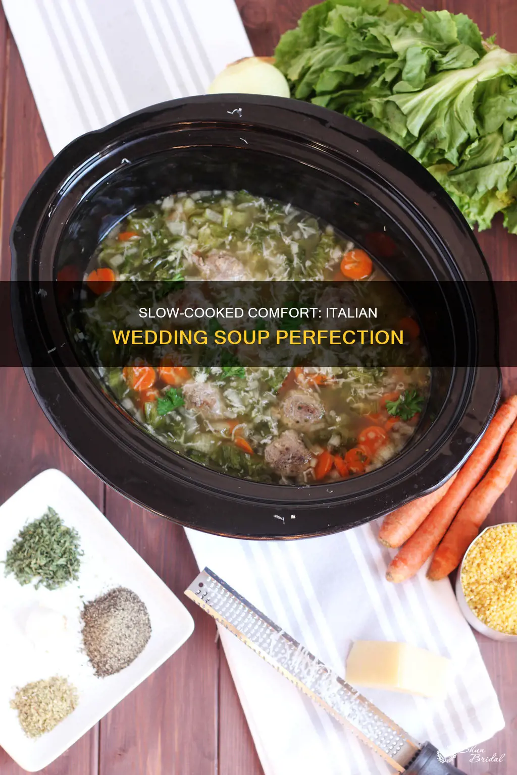 how to make italian wedding soup in slow cooker