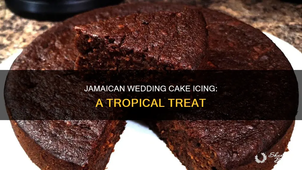 how to make jamaican wedding cake icing