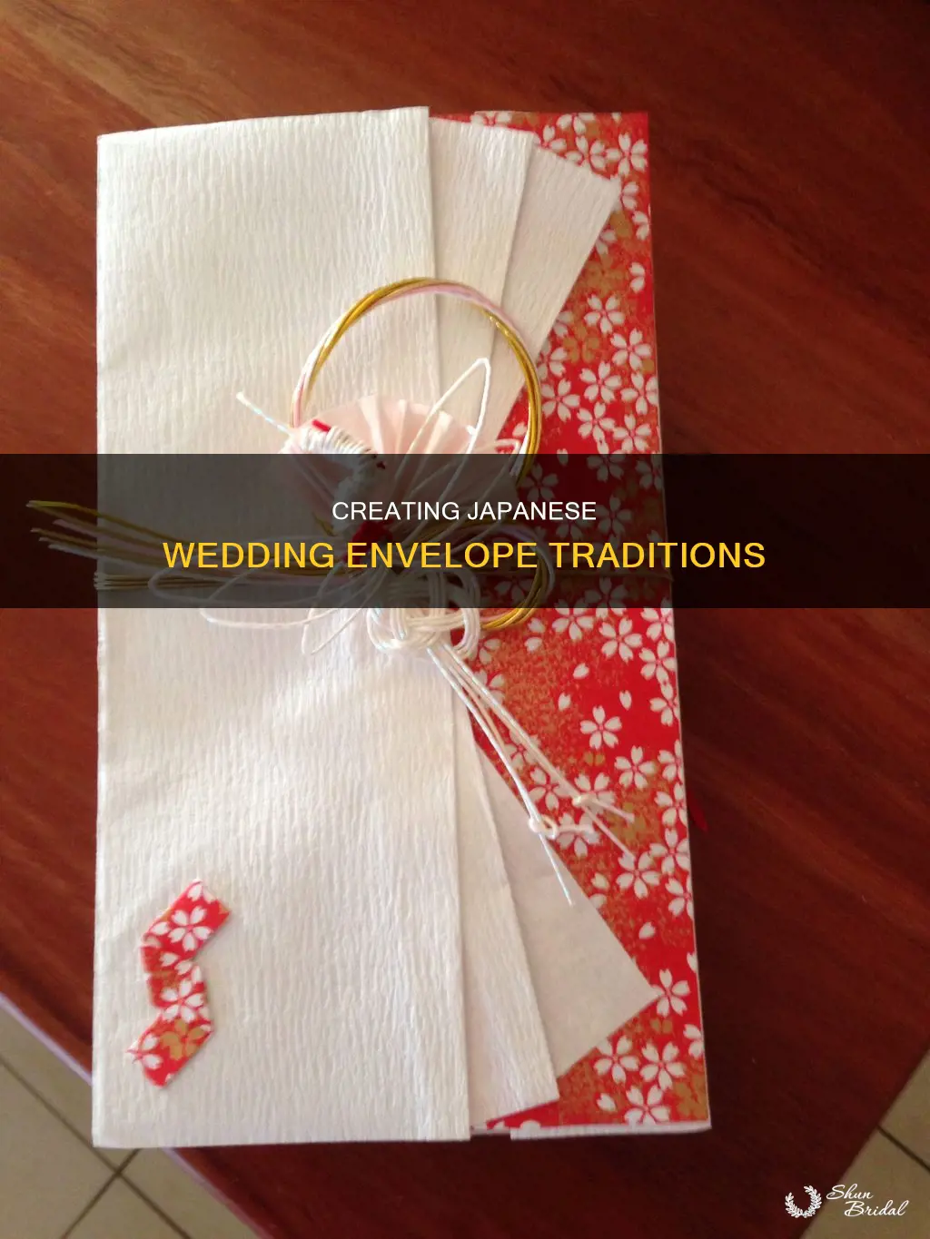 how to make japanese wedding envelope