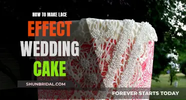 Creating a Dreamy Lace Effect Wedding Cake