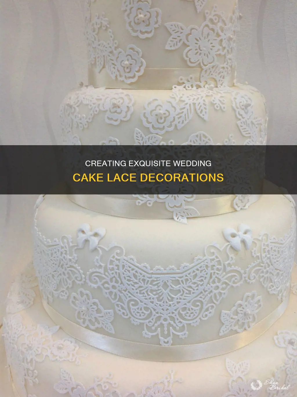 how to make lace for wedding cakes