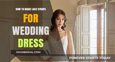 Creating Delicate Lace Straps for Your Dream Wedding Dress