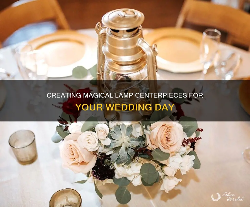 how to make lamp centerpieces for weddings