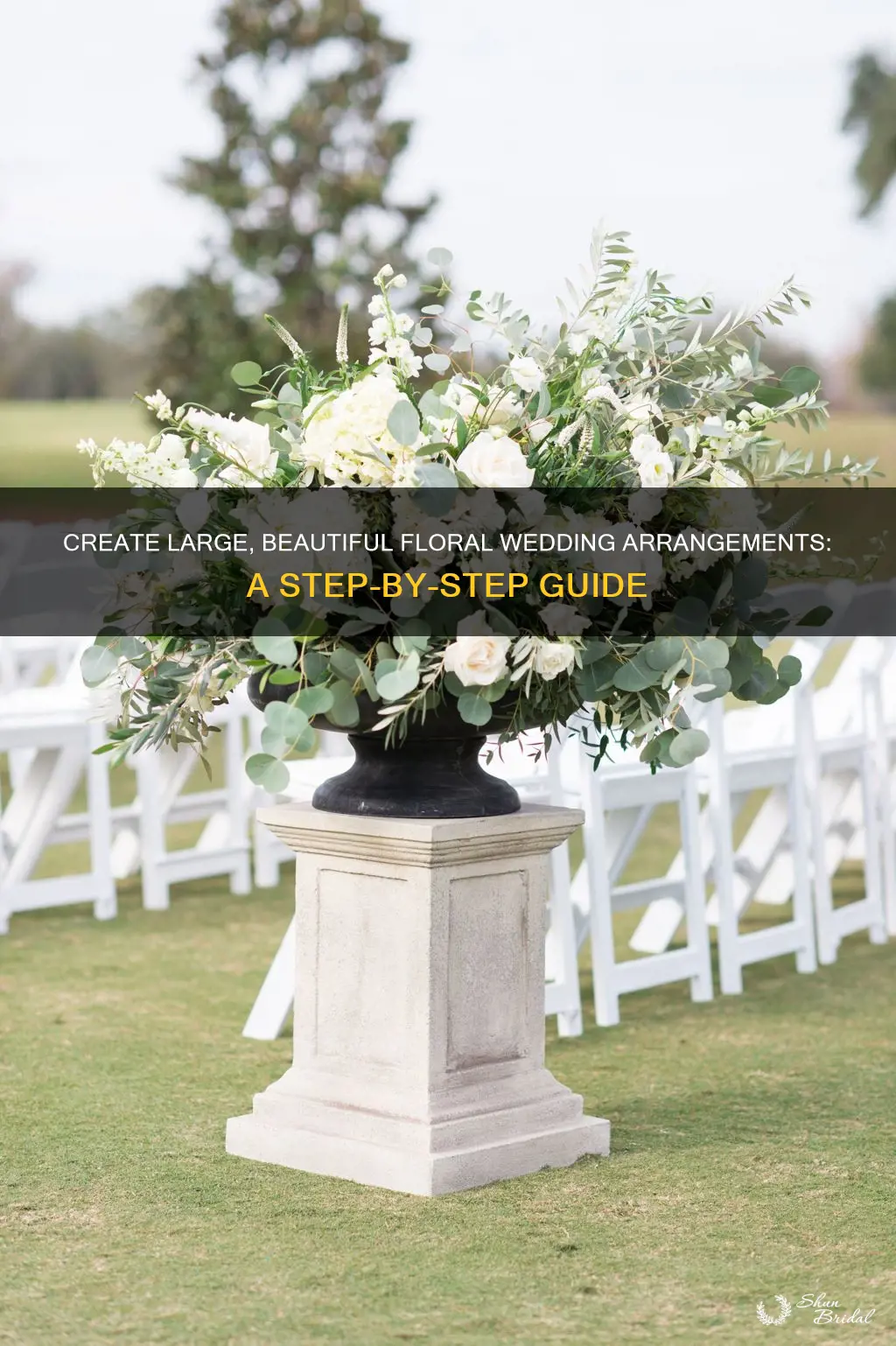 how to make large floral arrangements for weddings