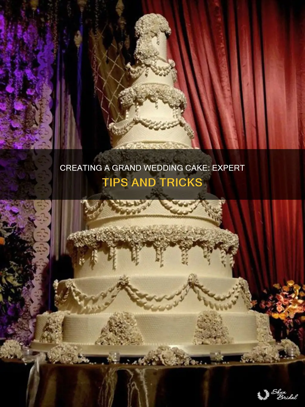 how to make large wedding cake