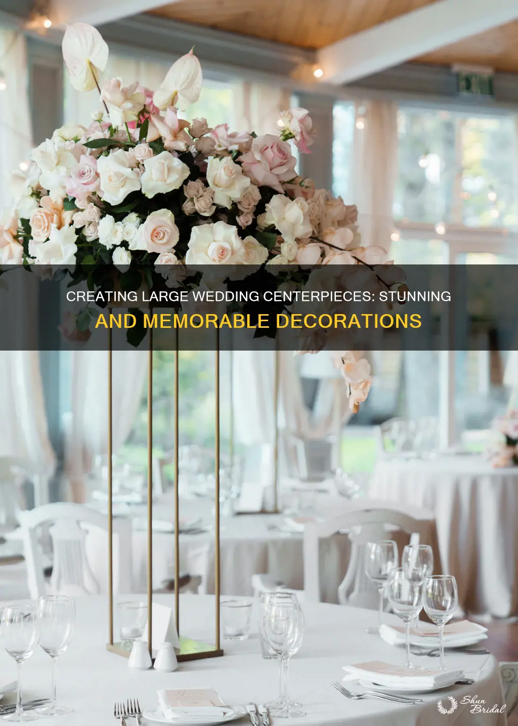 how to make large wedding centerpieces