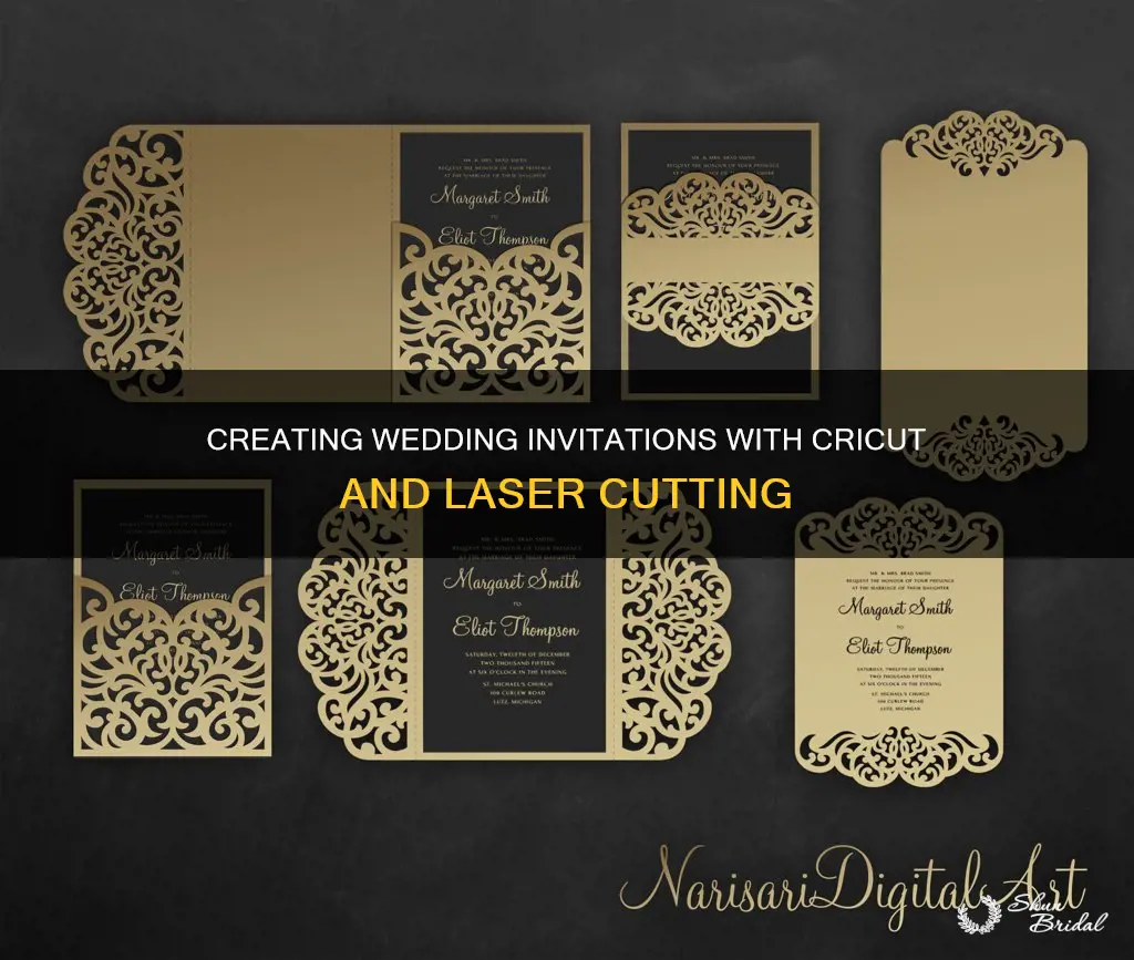 how to make laser cut wedding invitations with cricut