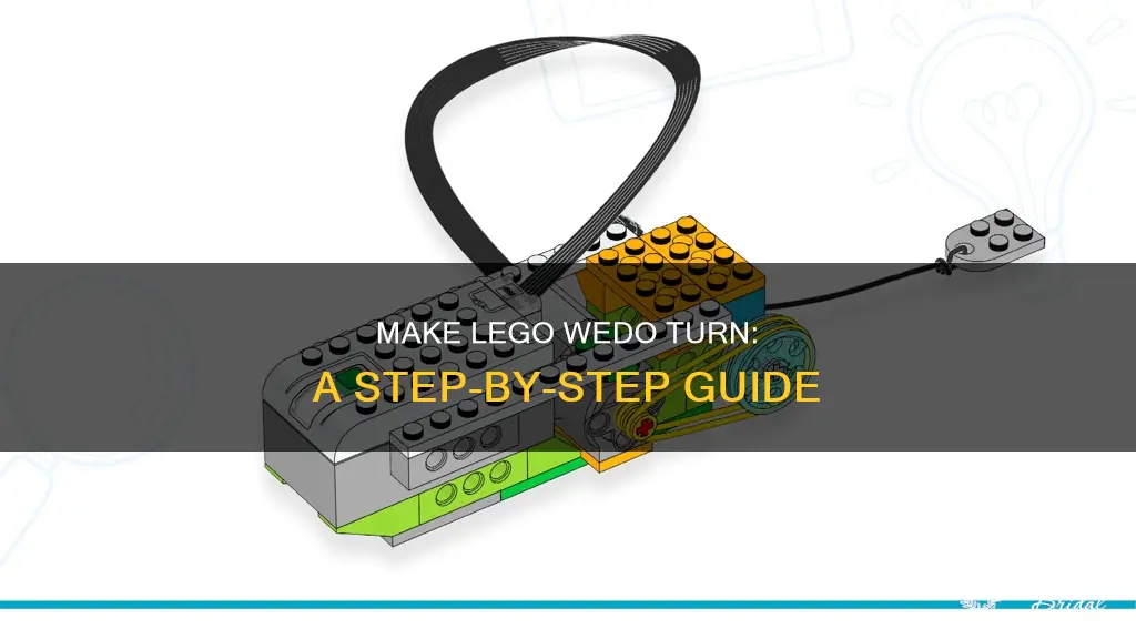 how to make lego wedo turn